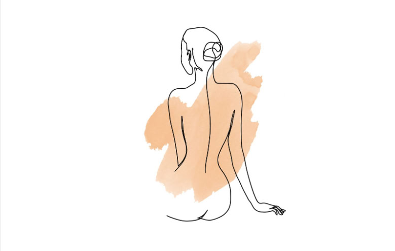 Waxglow line art illustration